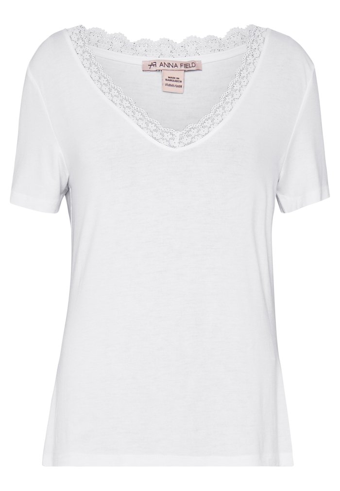 T Chemises Anna Field BASIC Blanche Femme | MVP-4465368